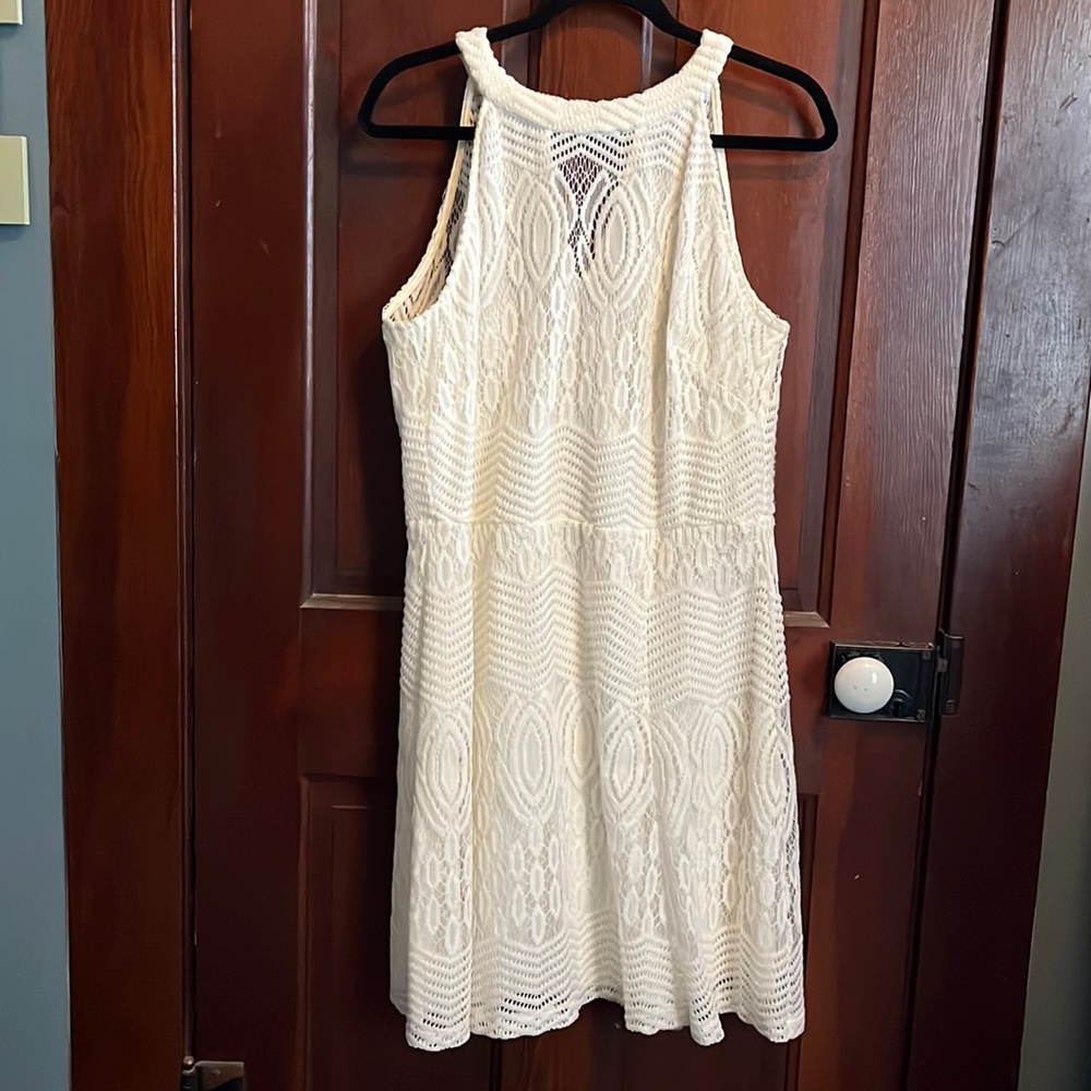 Ivory Colored Lace Dress
